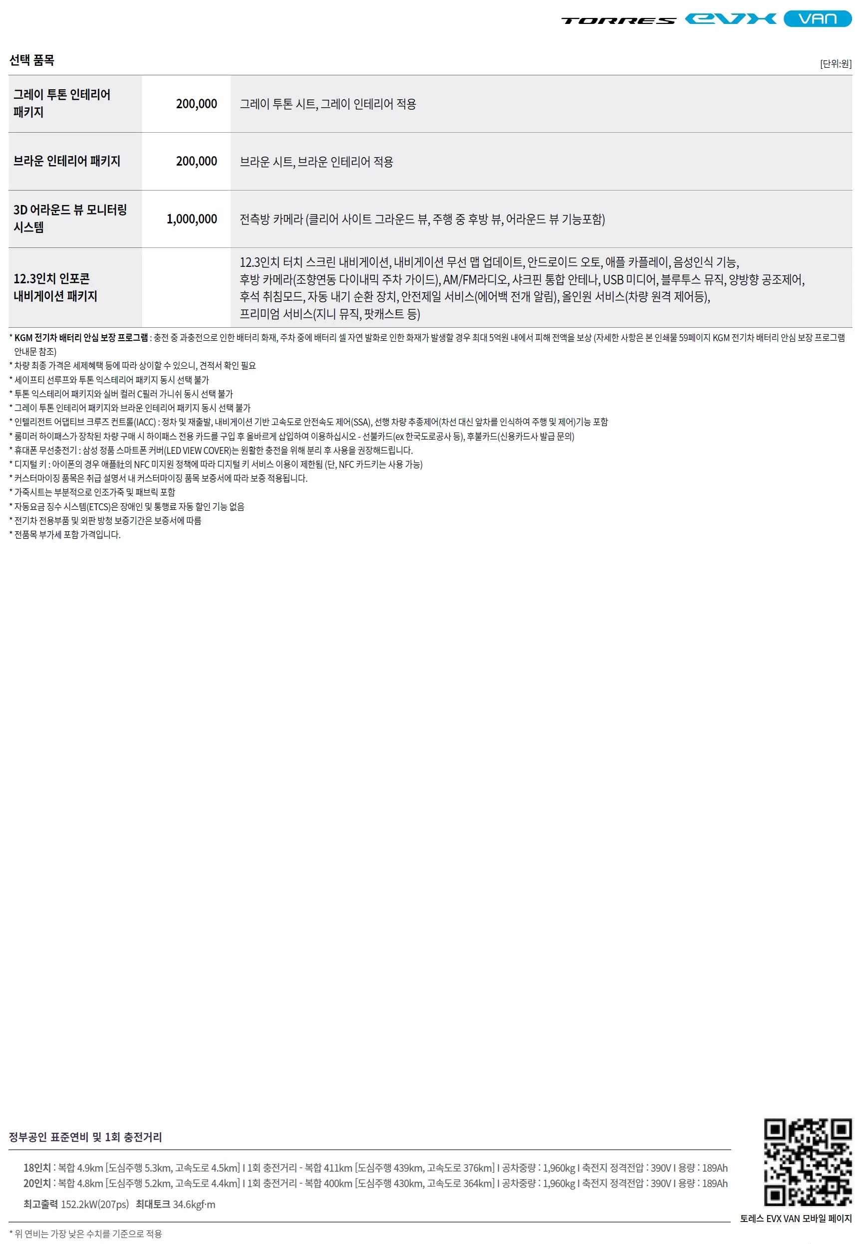 토레스 EVX 가격표 - 2025년 01월 6쪽
