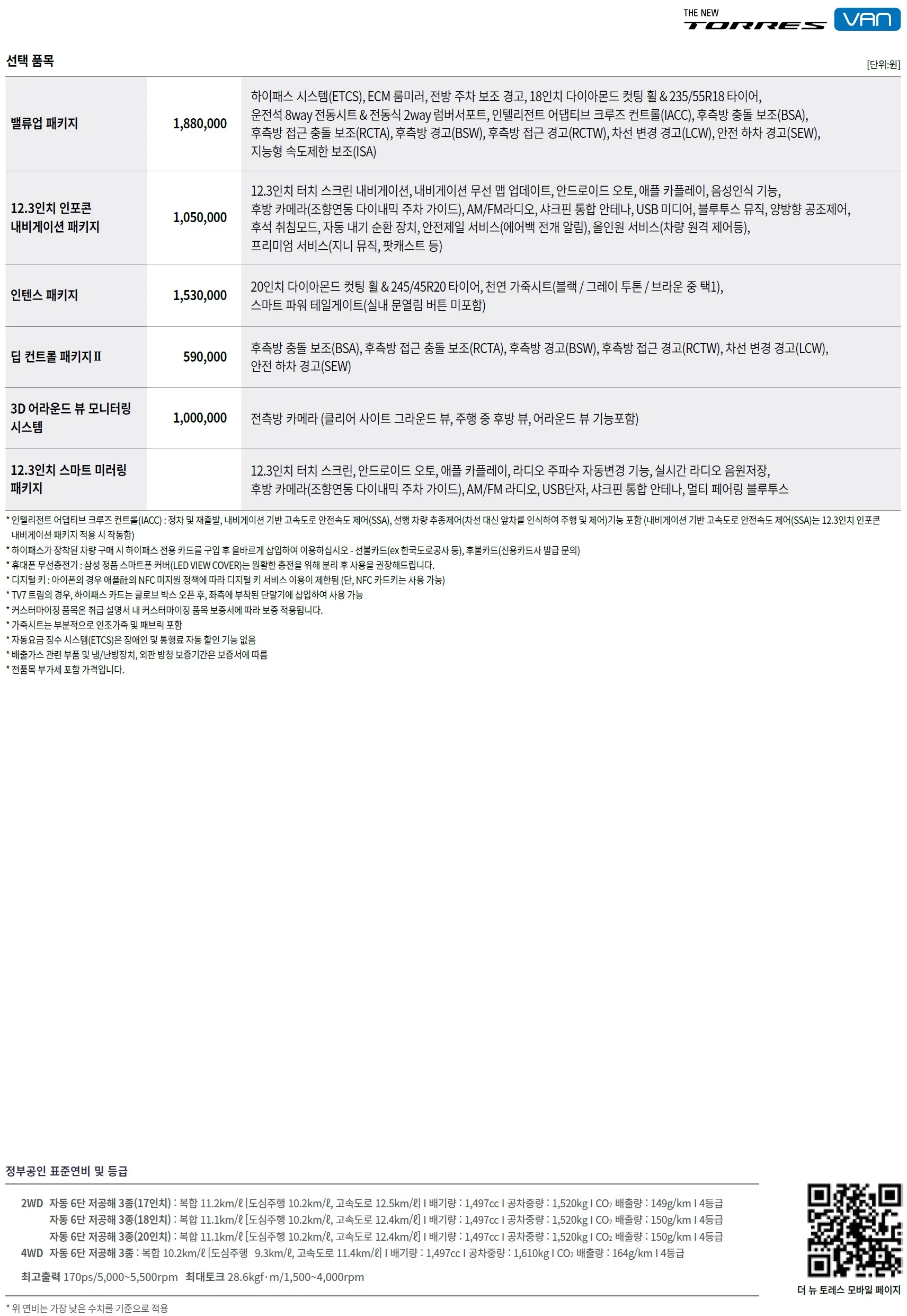 토레스 가격표 - 2025년 01월 10쪽