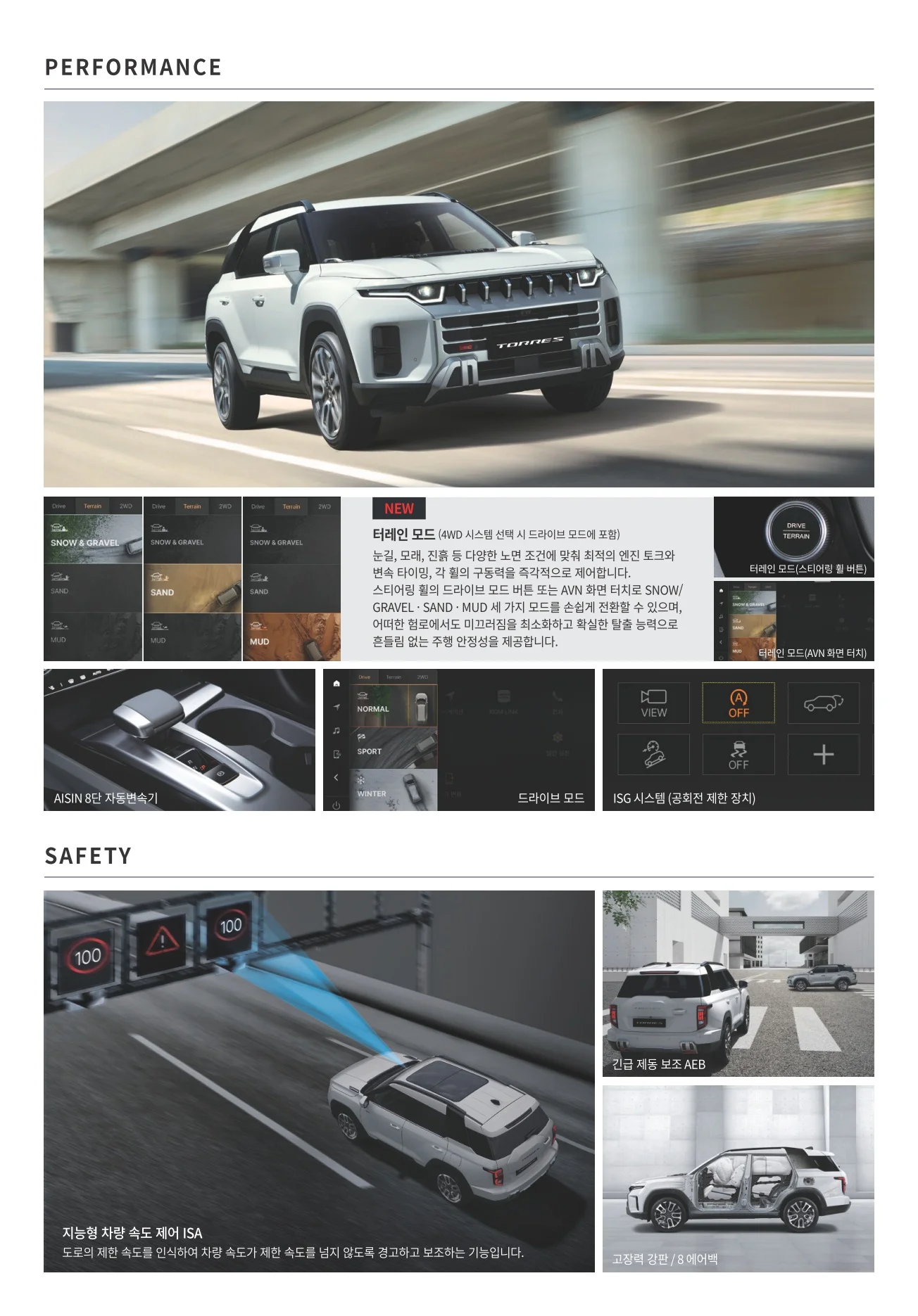 2026년 5월 토레스 신차가격표 (부분변경 모델 뉴토레스 출시) 4쪽