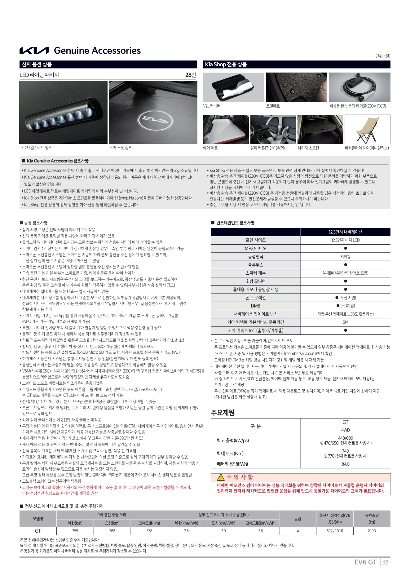 2025년 12월 EV6 GT 신차가격표 2쪽