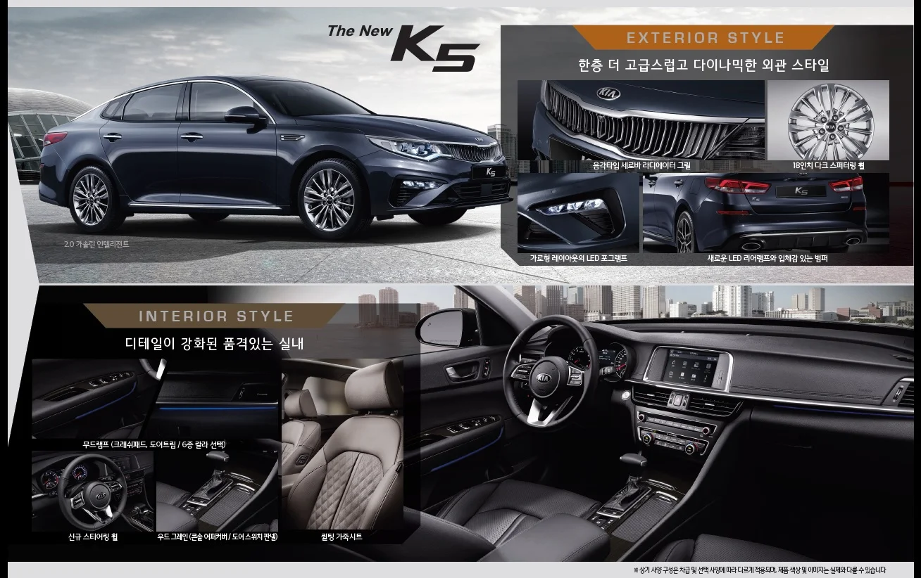 K5 가격표 (LPI, 2018년형, 2023 아카이브) 5쪽