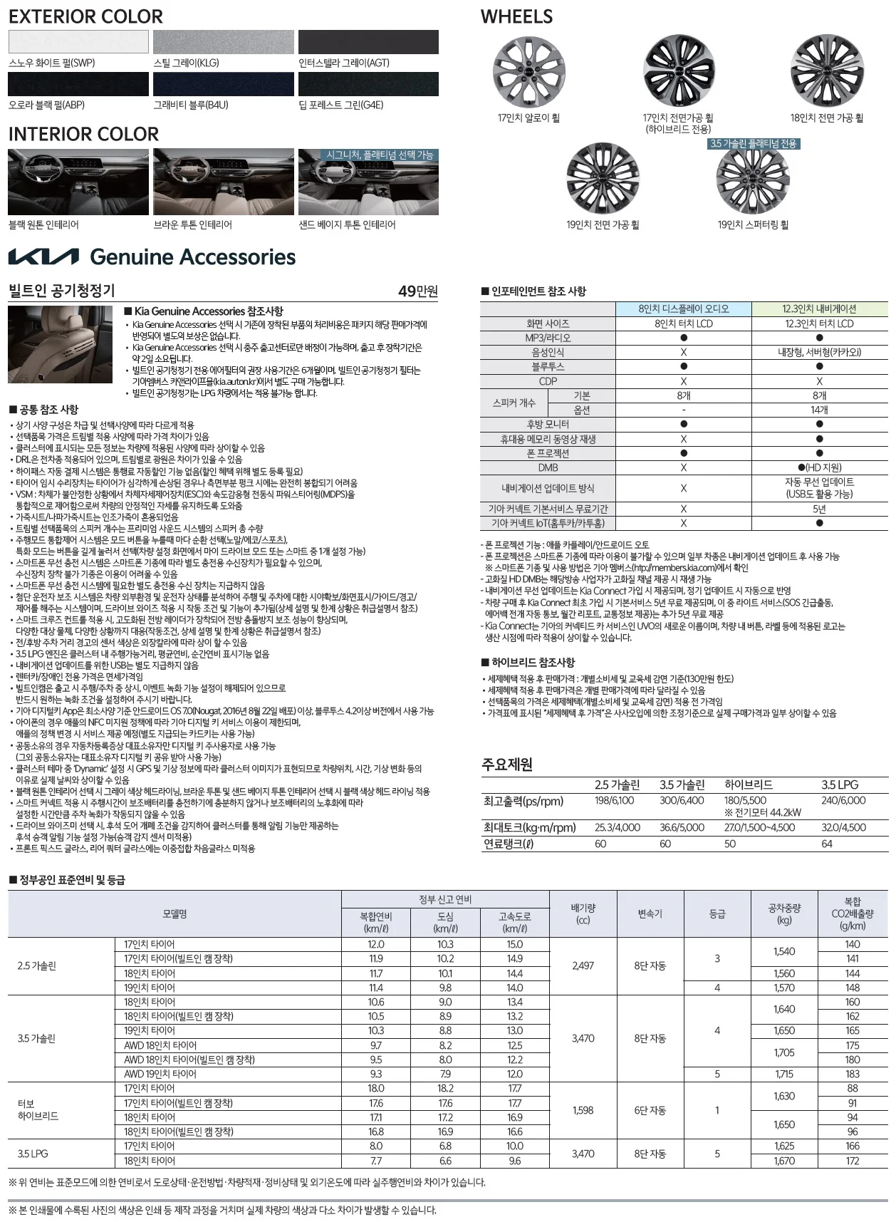 K8 가격표 (LPI, 2023년형, 2023 아카이브) 4쪽