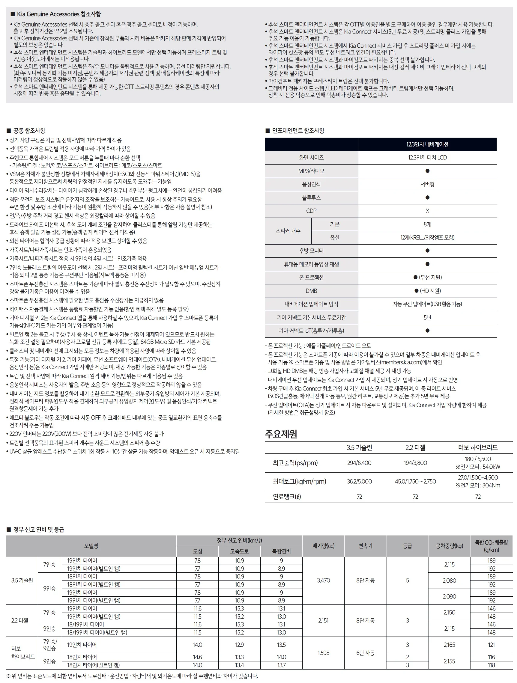 카니발 가격표 - 2024년 10월(2025) 5쪽
