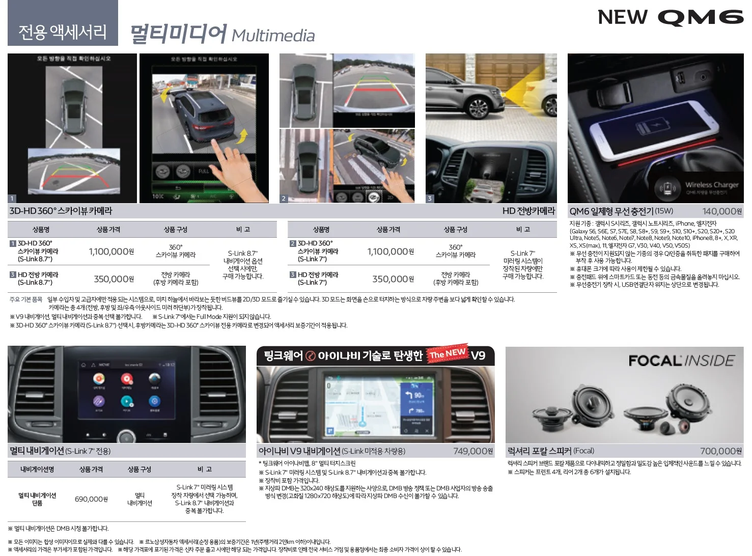 QM6 가격표 - 2020년 11월(New QM6 출시) 14쪽