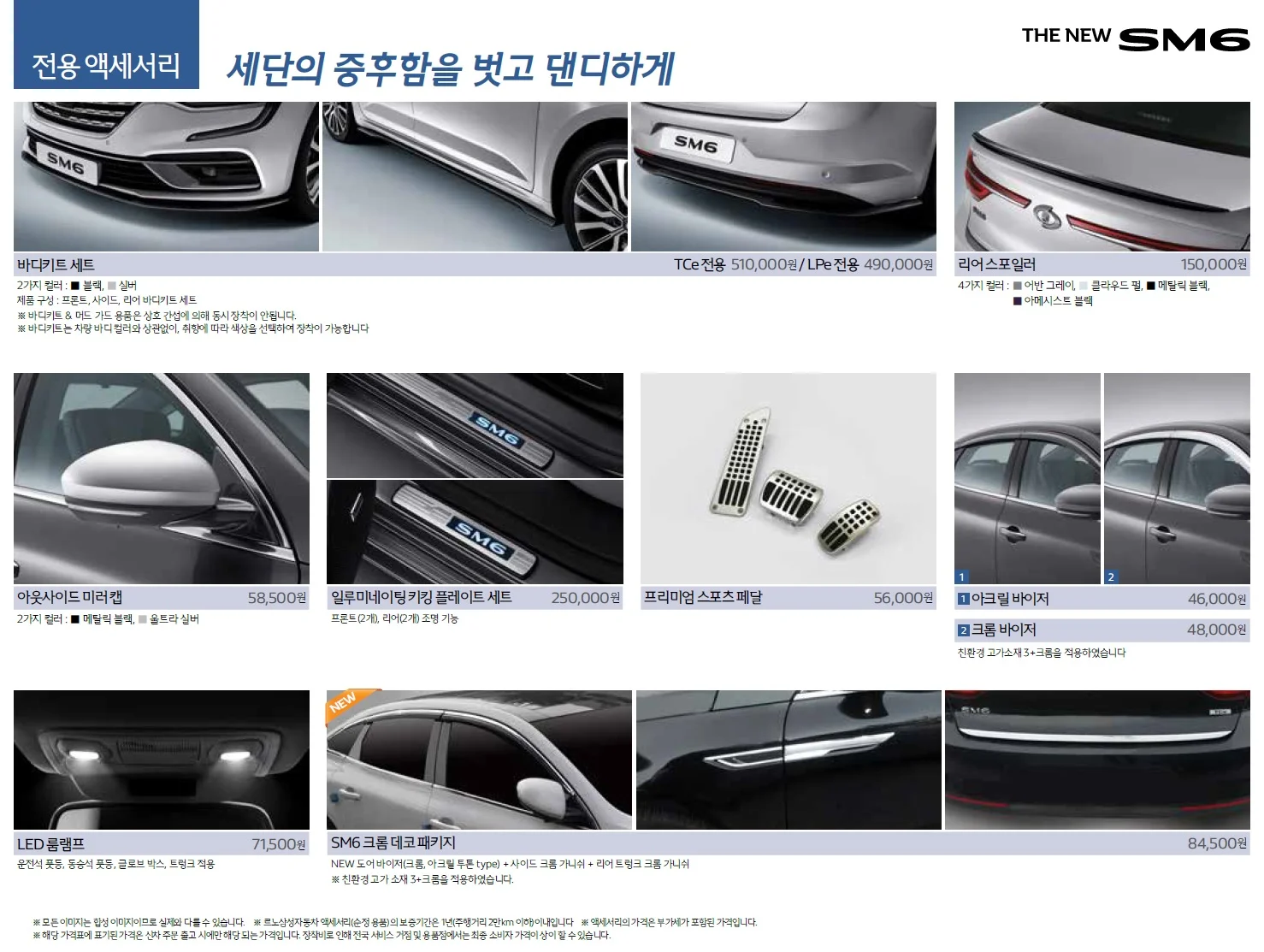 SM6 가격표 - 2020년 08월 11쪽