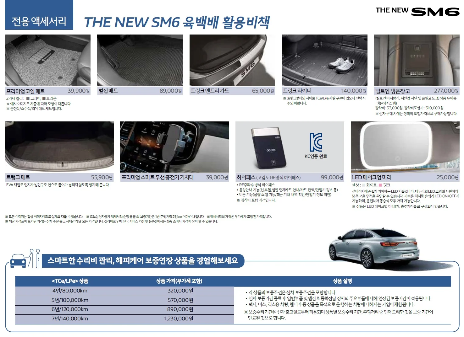 SM6 가격표 - 2020년 08월 13쪽