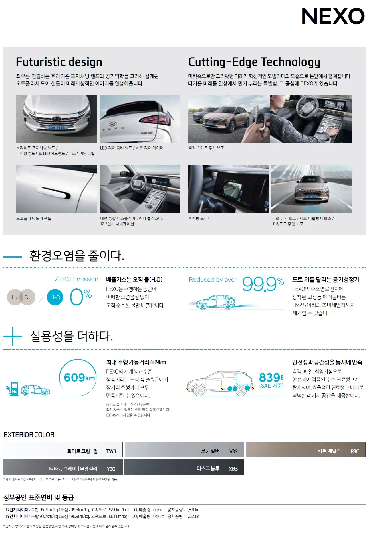 넥쏘 가격표 - 2018년 03월 2쪽
