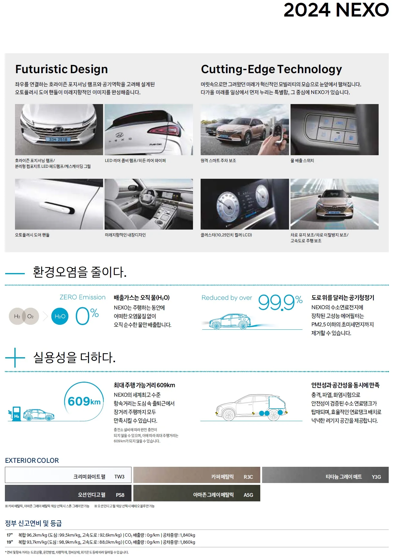 넥쏘 가격표 - 2023년 06월 (2024년형) 2쪽