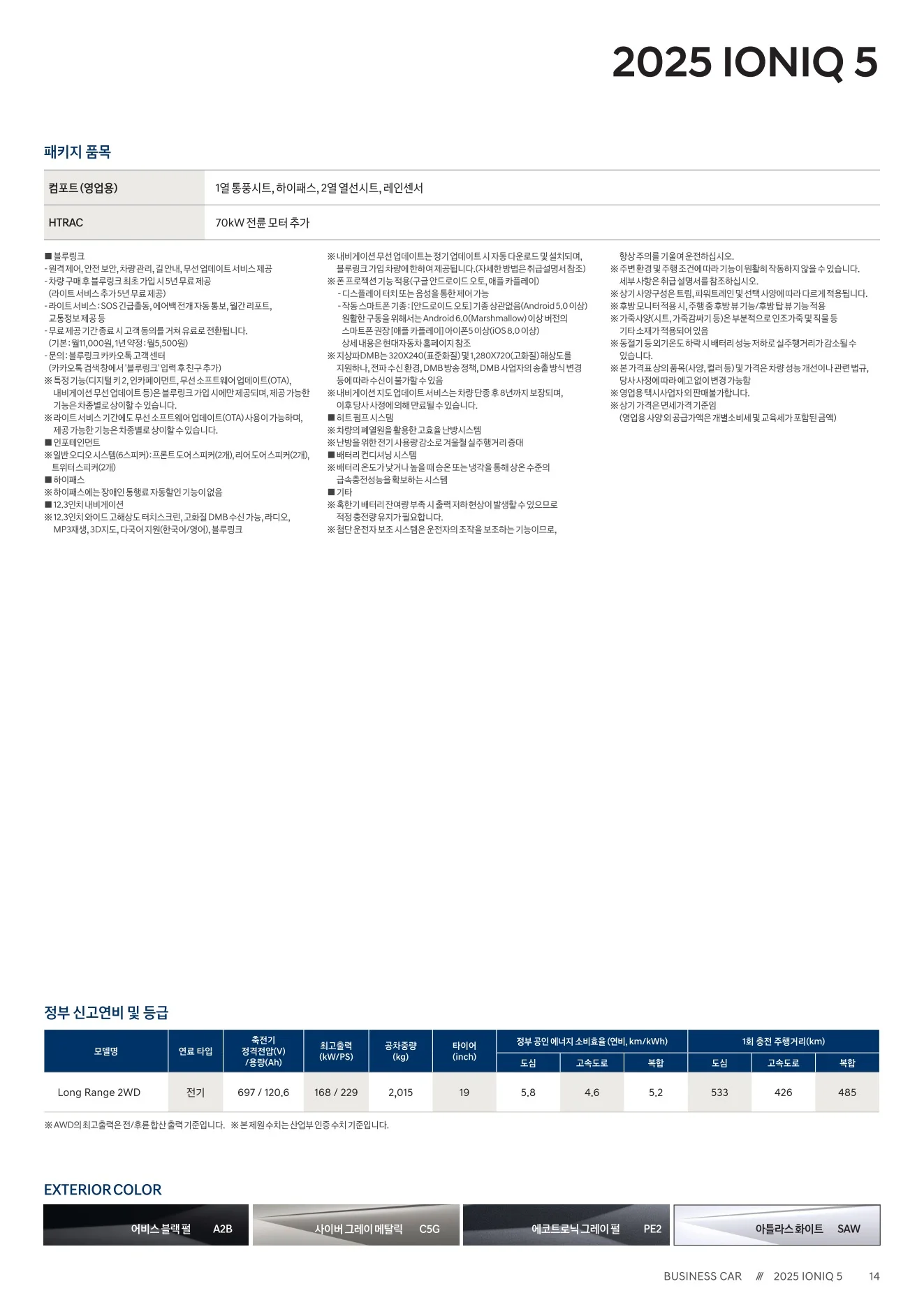 2025년 12월 아이오닉5 신차가격표 6쪽
