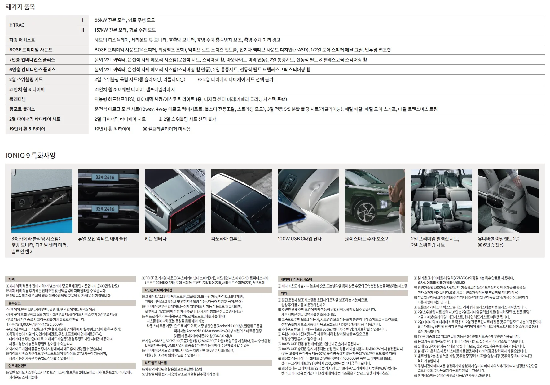아이오닉9 가격표 - 2025년 02월 4쪽